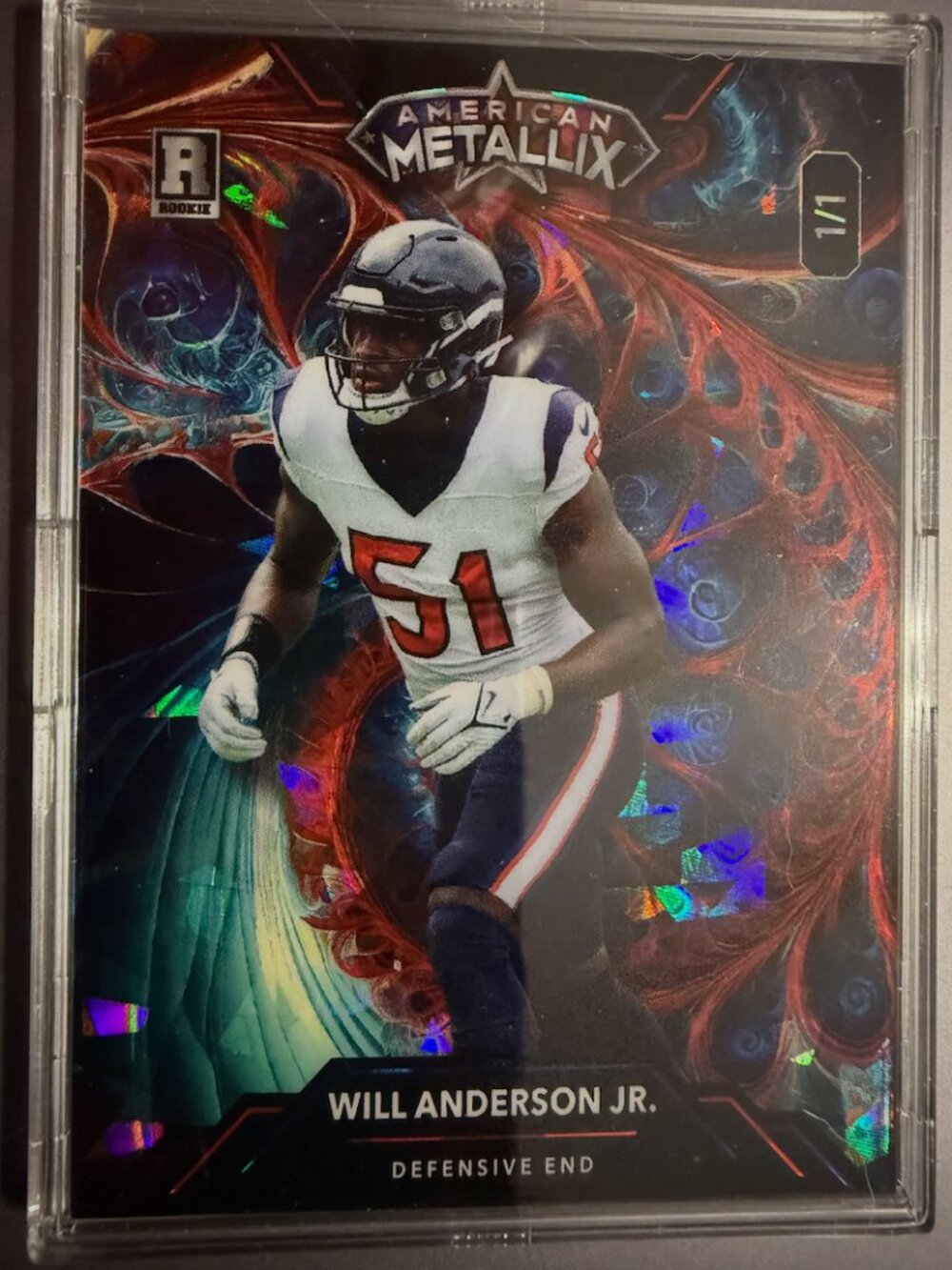 Will Anderson Jr. WMF-WA | Wild Card American Metallix Rookie 1/1